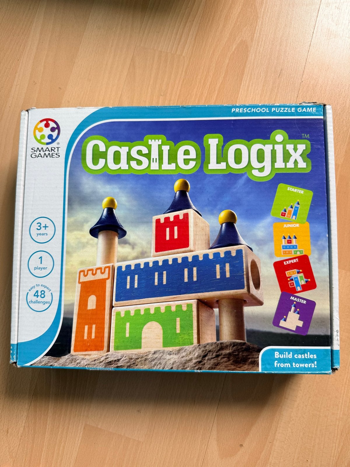 SmartGames Castle Logix - Houten Puzzel Kasteel Bouwen, Ophalen, Zo goed als nieuw, Bouwen