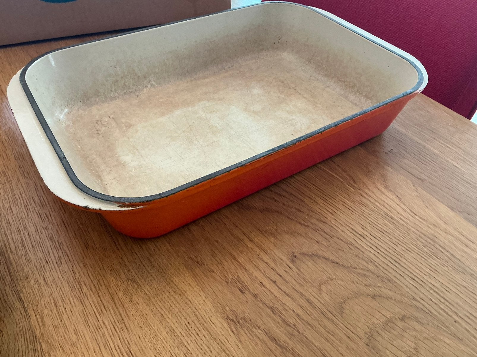 Le Creuset braadslede, Ophalen of Verzenden, Gebruikt, Gietijzer, Koekenpan of Braadpan