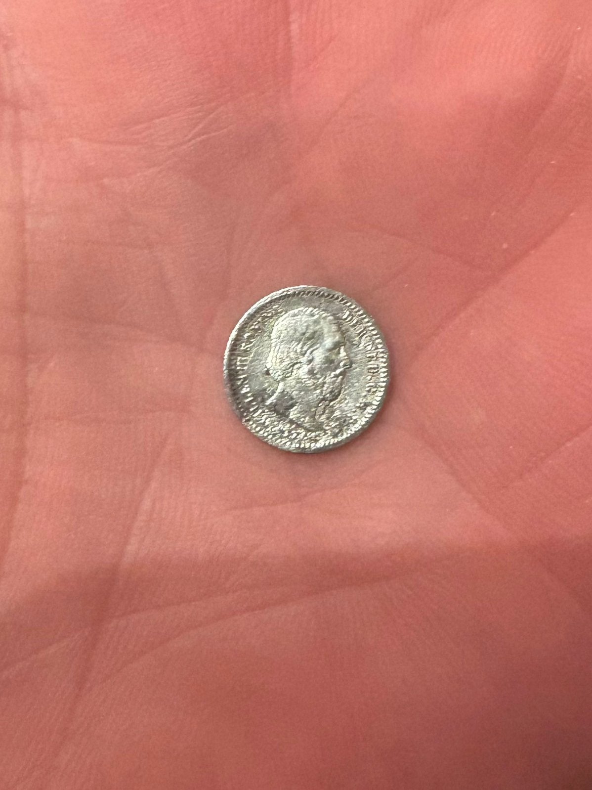 Zilveren 5 cent 1850, Ophalen of Verzenden, Koning Willem III, 5 cent