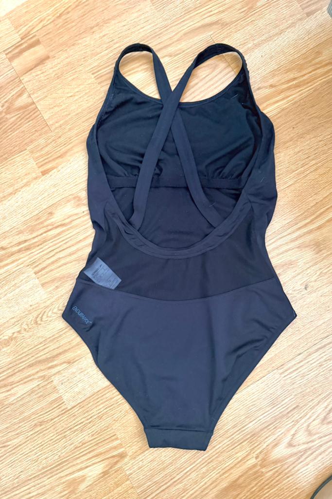 Speedo Endurance stijlvol sportief badpak 42, Ophalen of Verzenden, Zo goed als nieuw, Zwart, Badpak