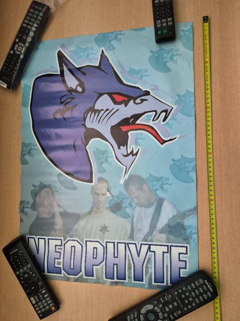 Neophyte Poster - Hardcore Gabber Muziek, Verzamelen, Ophalen of Verzenden, A1 t/m A3, Muziek, Rechthoekig Staand