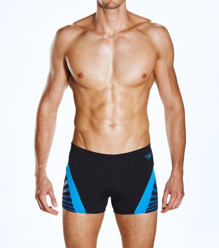 Nieuw Speedo M Chevron Splice Aquashort Zwembroek Black Blue, Zwart, Info@allsport-group.com, All Sport NV, Ophalen of Verzenden