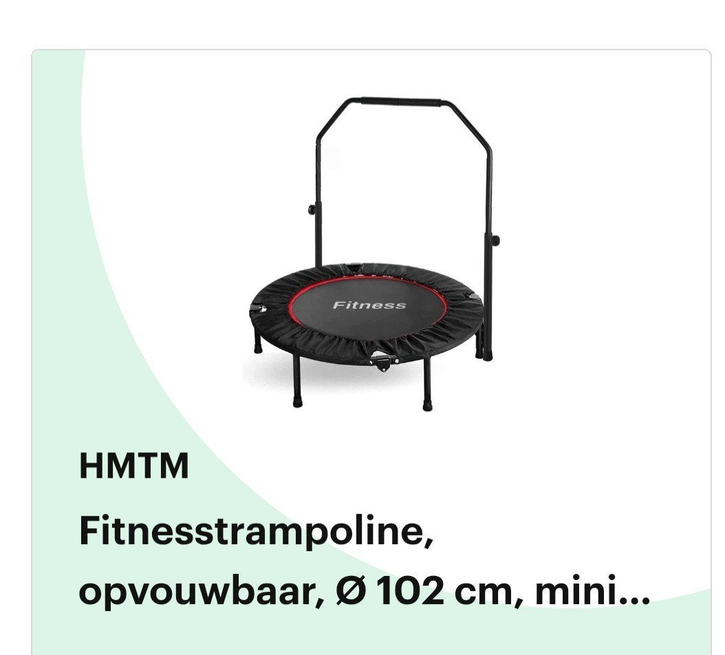HMTM Fitnesstrampoline opvouwbaar Ø 102 cm, Ophalen, Nieuw, Buik, Overige typen