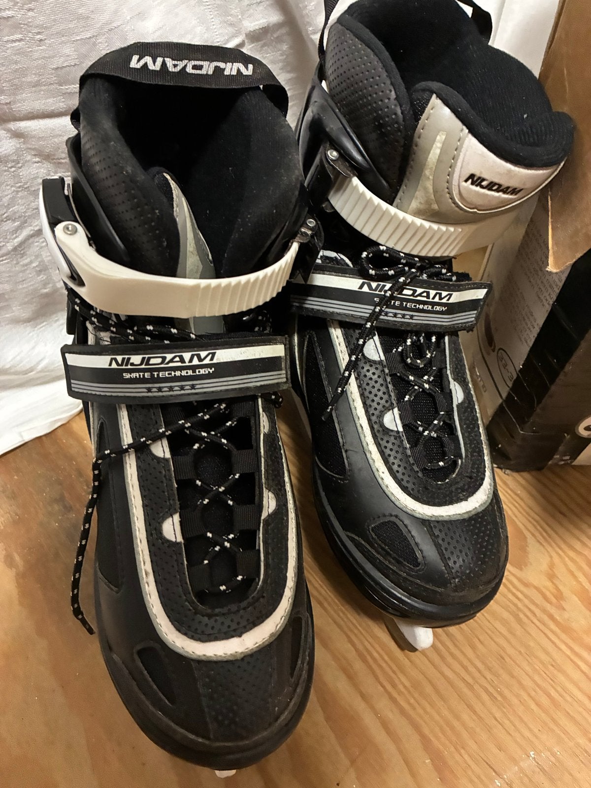 Nijdam IJshockey Schaatsen - Verstelbaar Maat 33-36, Ophalen of Verzenden, Gebruikt, Schaatsen