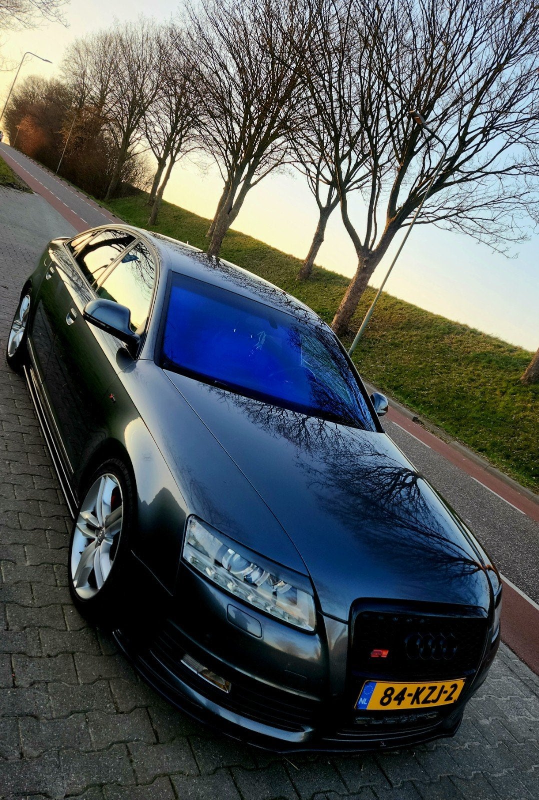 Audi A6 2.0 Tfsi S-line, Auto's, Euro 5, 1525 kg, Zwart, 4 cilinders