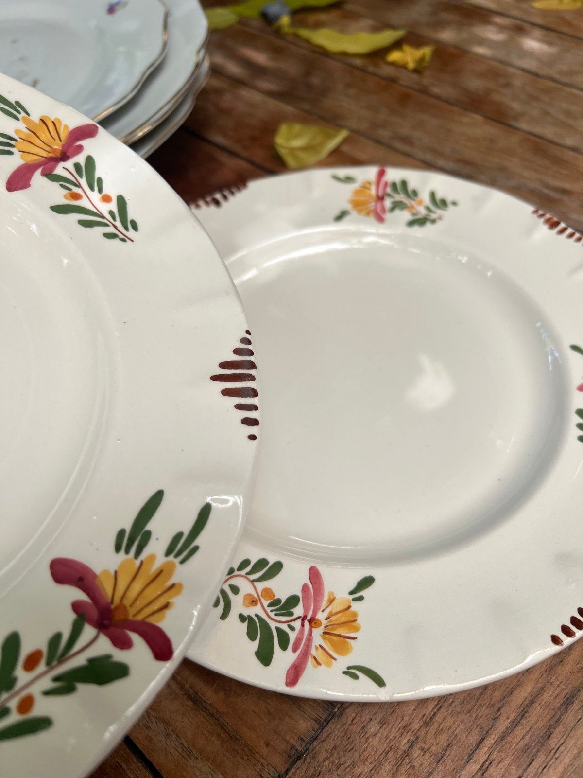 Diverse Vintage Borden - Set van 14, Gebruikt, Vintage, Ophalen of Verzenden, Bord(en)