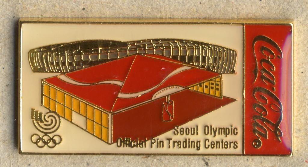 Coca-Cola pin speldje Seoul Olympic Pin Trade Centers 1988., Verzamelen, Speldjes, Pins en Buttons, Ophalen of Verzenden, Nieuw