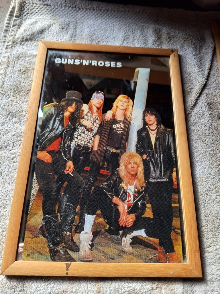 Guns'n' roses spiegel, Ophalen of Verzenden, Gebruikt