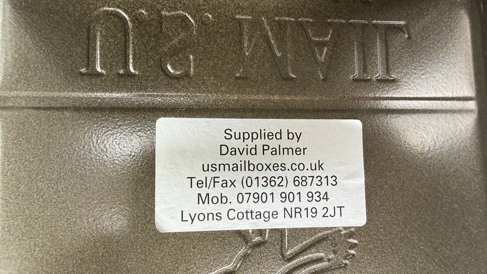 Amerikaanse brievenbus - US Mailbox, Tuin en Terras, Brievenbussen, Ophalen, Gebruikt, IJzer, Staande brievenbus