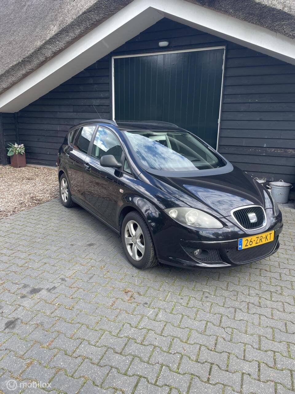 Seat Altea XL 1.6 Clubstyle, airco, cruise control, trekhaak, Auto's, Gebruikt, Zwart, 4 cilinders, Altea XL