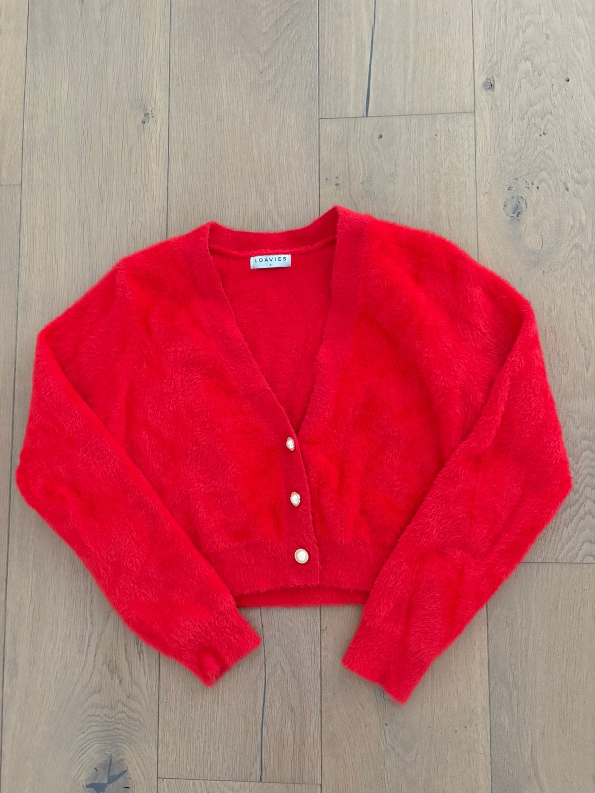 Loavies vest S, Ophalen of Verzenden, Zo goed als nieuw, Maat 36 (S), Rood