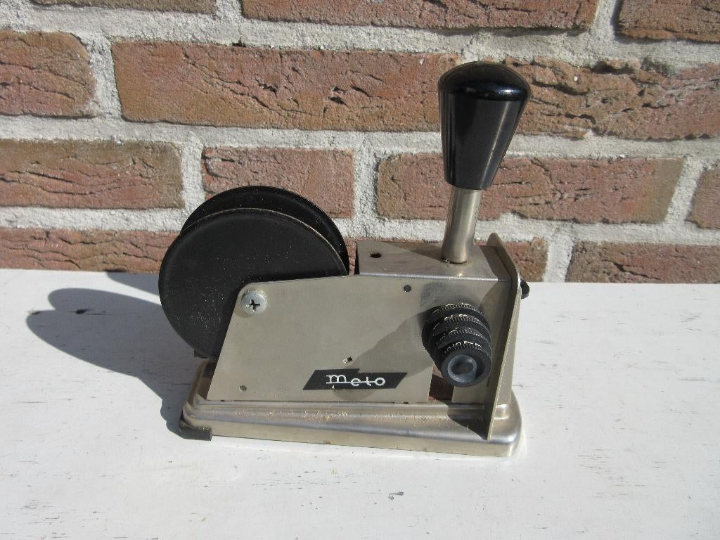 Vintage Meto prijs of etiketten apparaat, Ophalen of Verzenden