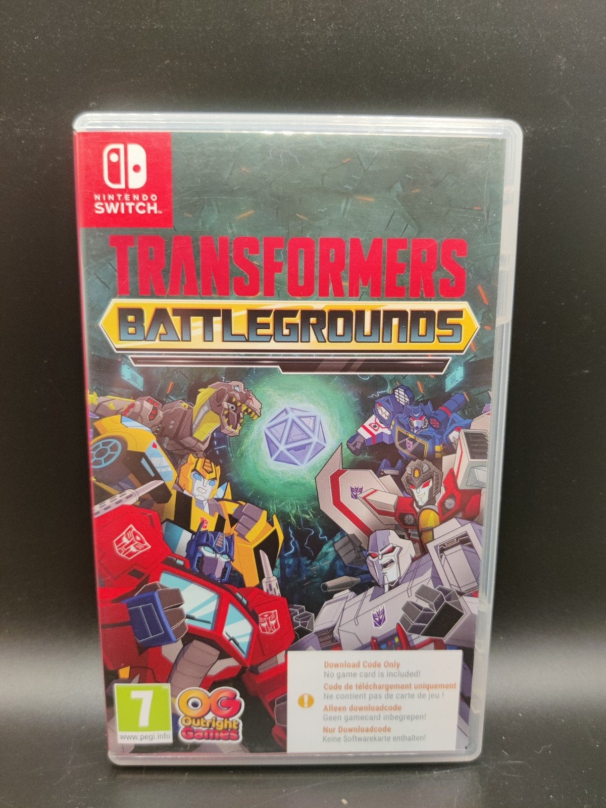 Transformers battlegrounds (ongebruikte download code) switc, Kk, 1 speler, Ophalen of Verzenden, Zo goed als nieuw