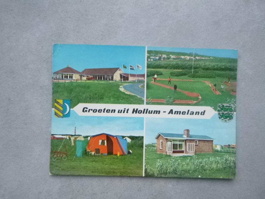 Ameland, Hollum midget golf/tent/ 1973, Verzenden, 1960 tot 1980, Gelopen, Waddeneilanden