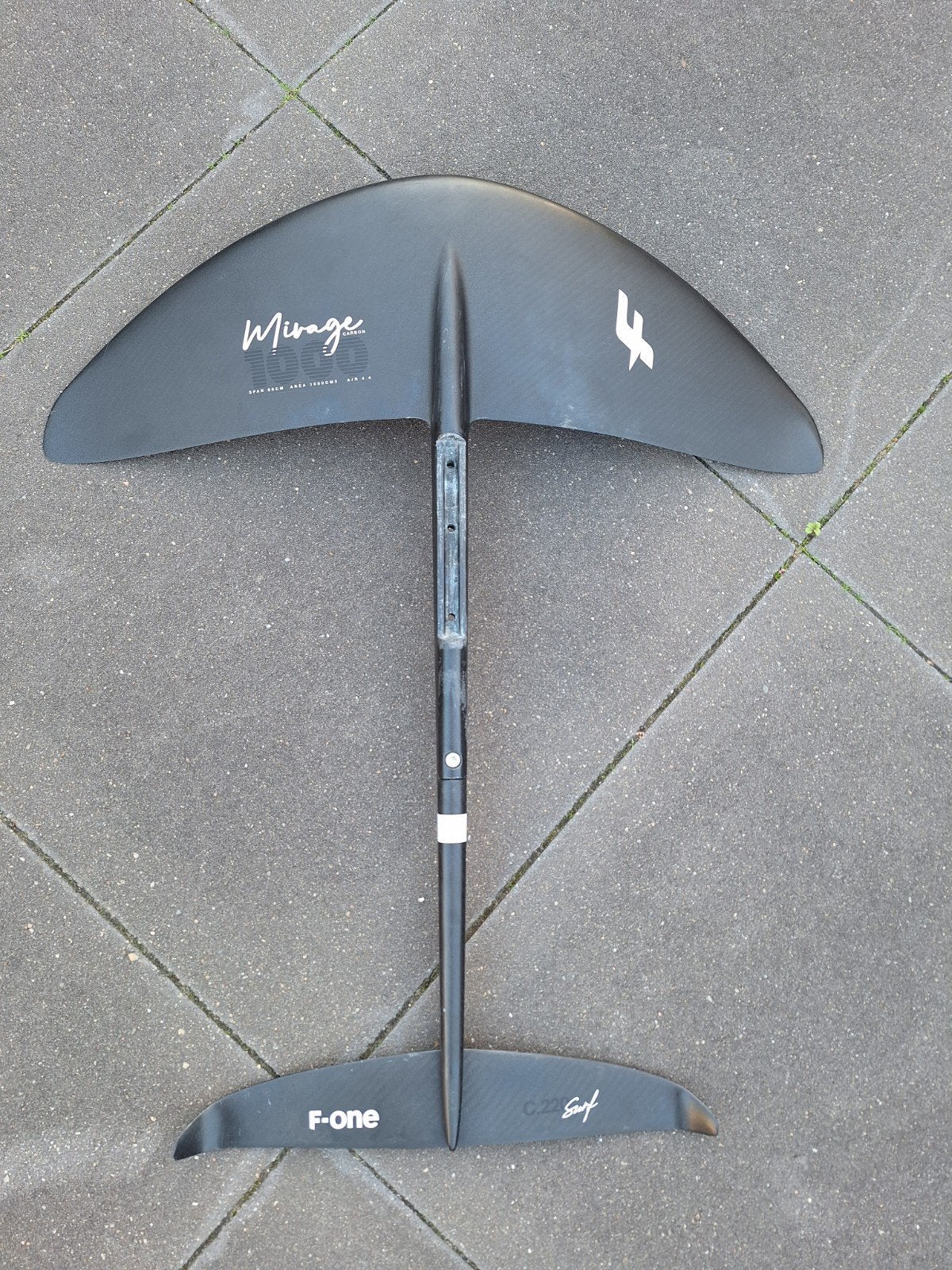 f one mirage 1000 carbon foil, Foil, Ophalen of Verzenden, 15 m²