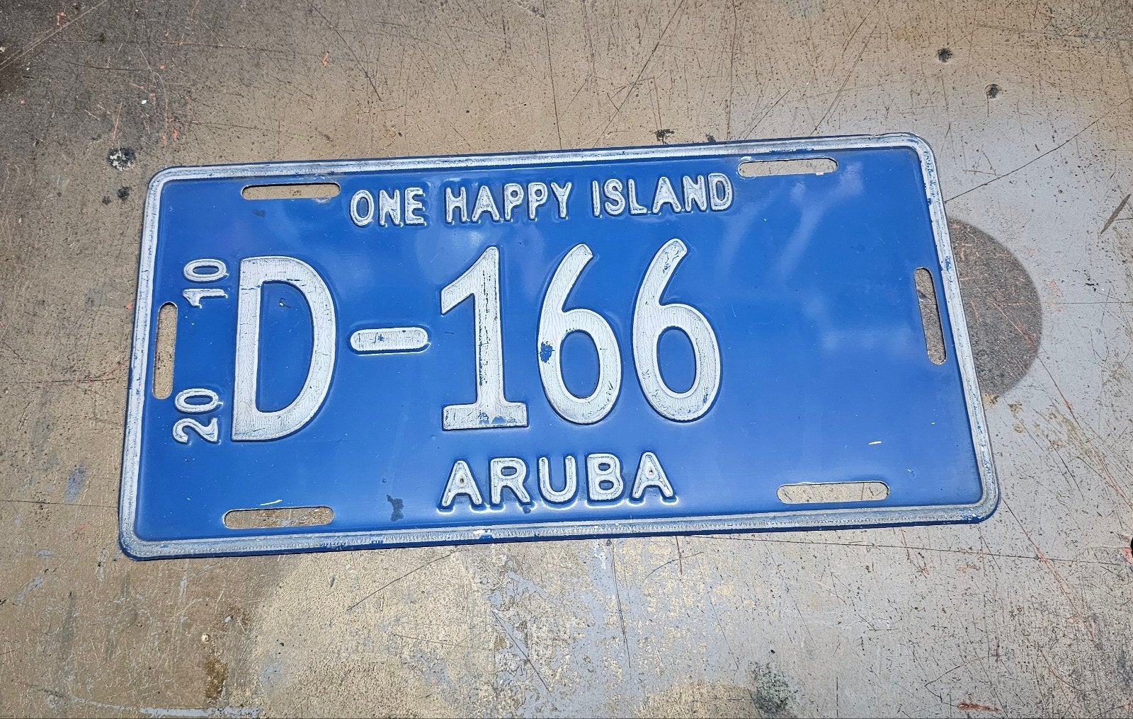 licenceplate, kentekenplaat, nummerplaat Aruba, Ophalen of Verzenden
