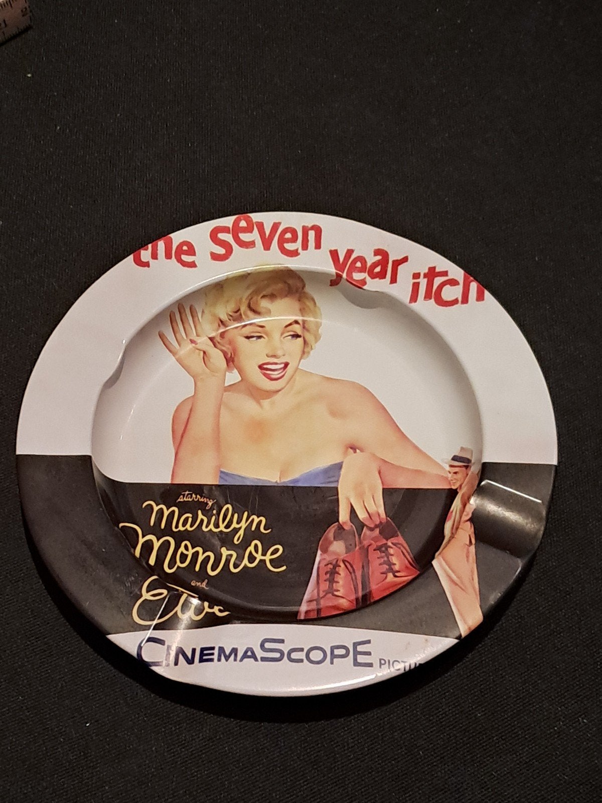 Marilyn Monroe "The Seven Year Itch" asbak Hollywood Memor, Ophalen of Verzenden