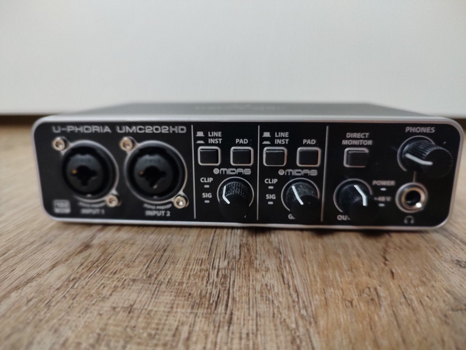 Behringer UMC202HD Audio Interface - Zo goed als nieuw, Ophalen of Verzenden, Zo goed als nieuw