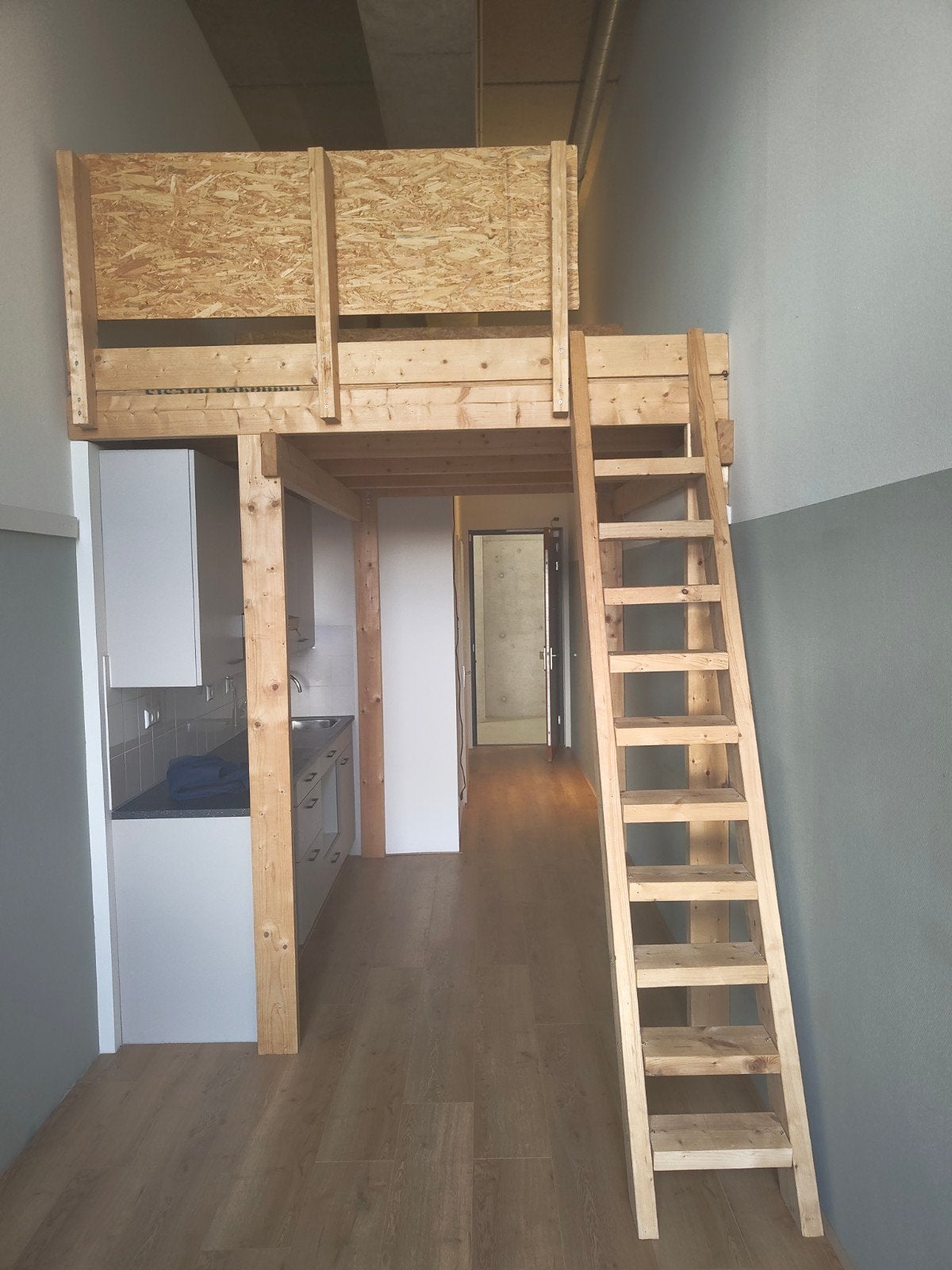 Vlonder voor hout 2.44x2.44x2.4, Ophalen, Gebruikt, 25 tot 50 mm, Overige typen
