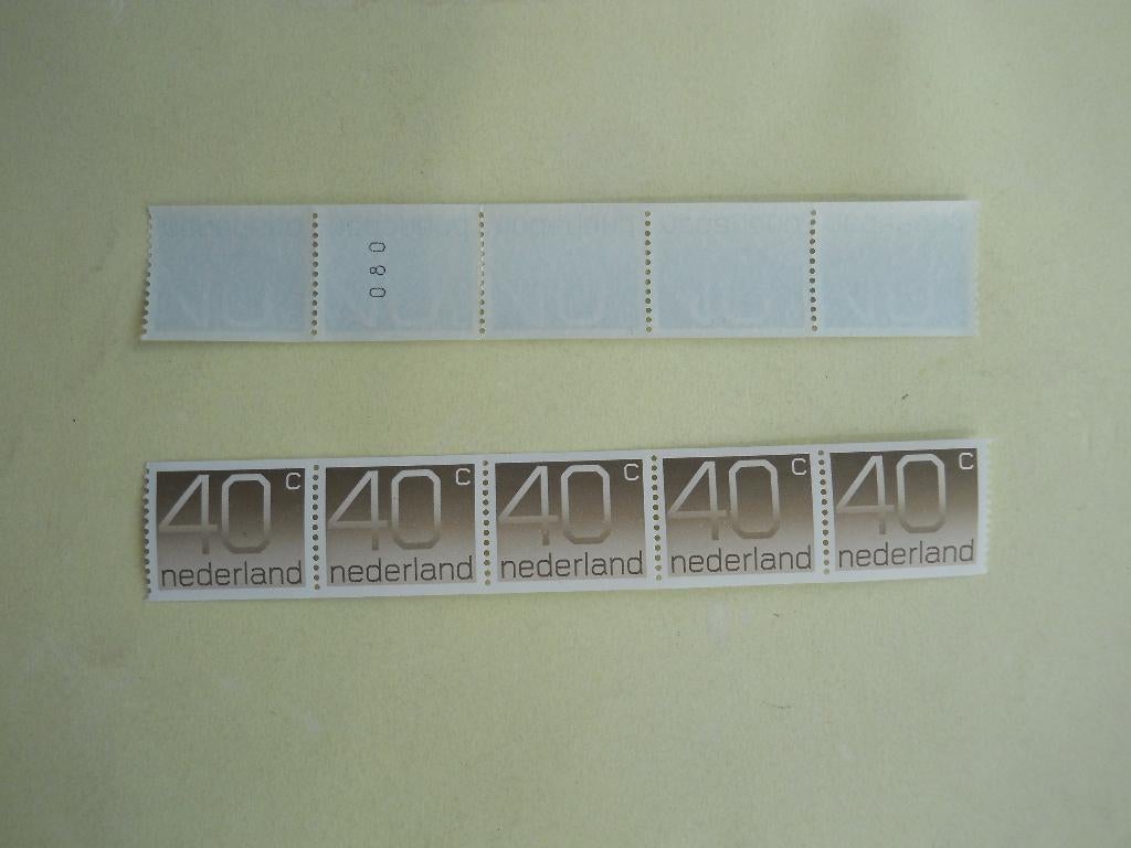 Nederland 1976 Crouwel Rolzegels met rugnr. Nvph.1111A Pfr., Ophalen of Verzenden, Postfris