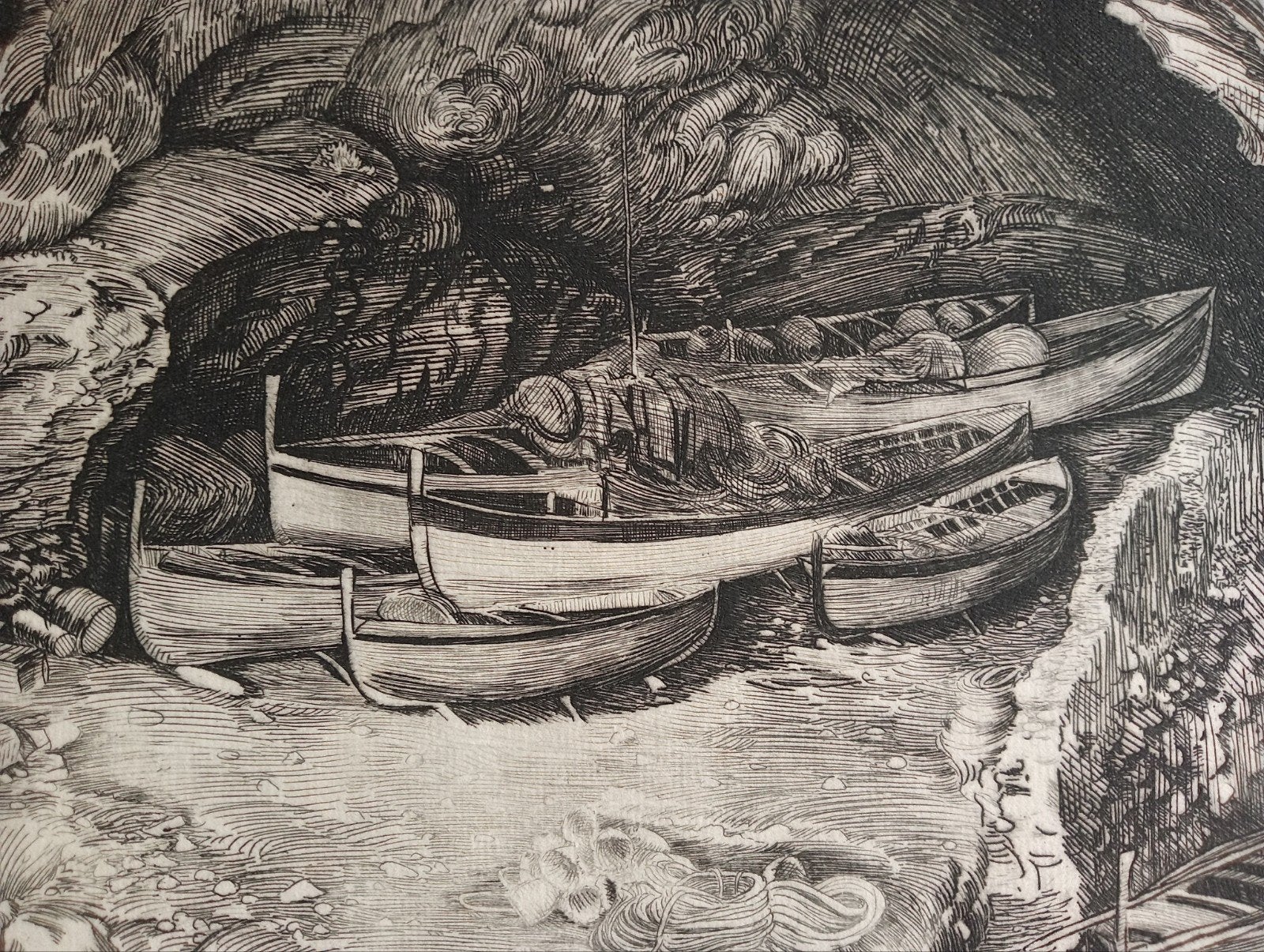 Kuno Brinks Grot bij Amalfi, Ophalen of Verzenden