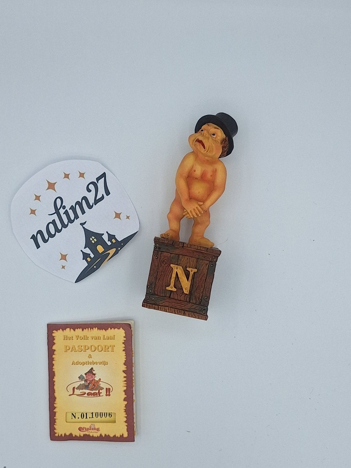 efteling laven letter N, Ophalen of Verzenden, Zo goed als nieuw, Beeldje of Poppetje