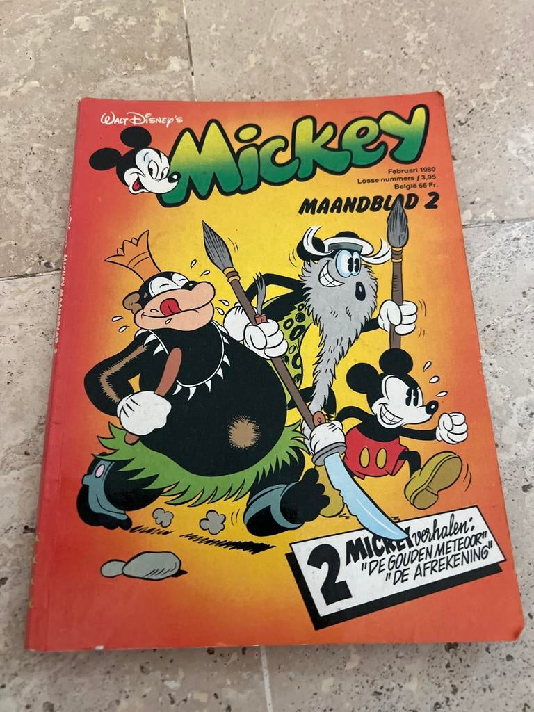 Walt Disney's Mickey Maandblad 2 - Februari 1980, Boeken, Eén stripboek, Ophalen of Verzenden, Gelezen