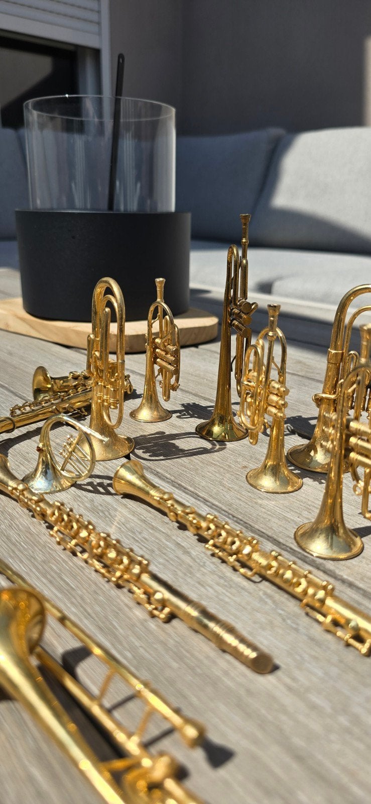 Miniatuur Muziekinstrumenten Set - Decoratie, Ophalen of Verzenden