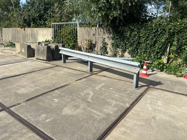 Vangrail 6x 3 tot 4,5 meter, Ophalen, Gebruikt, IJzer