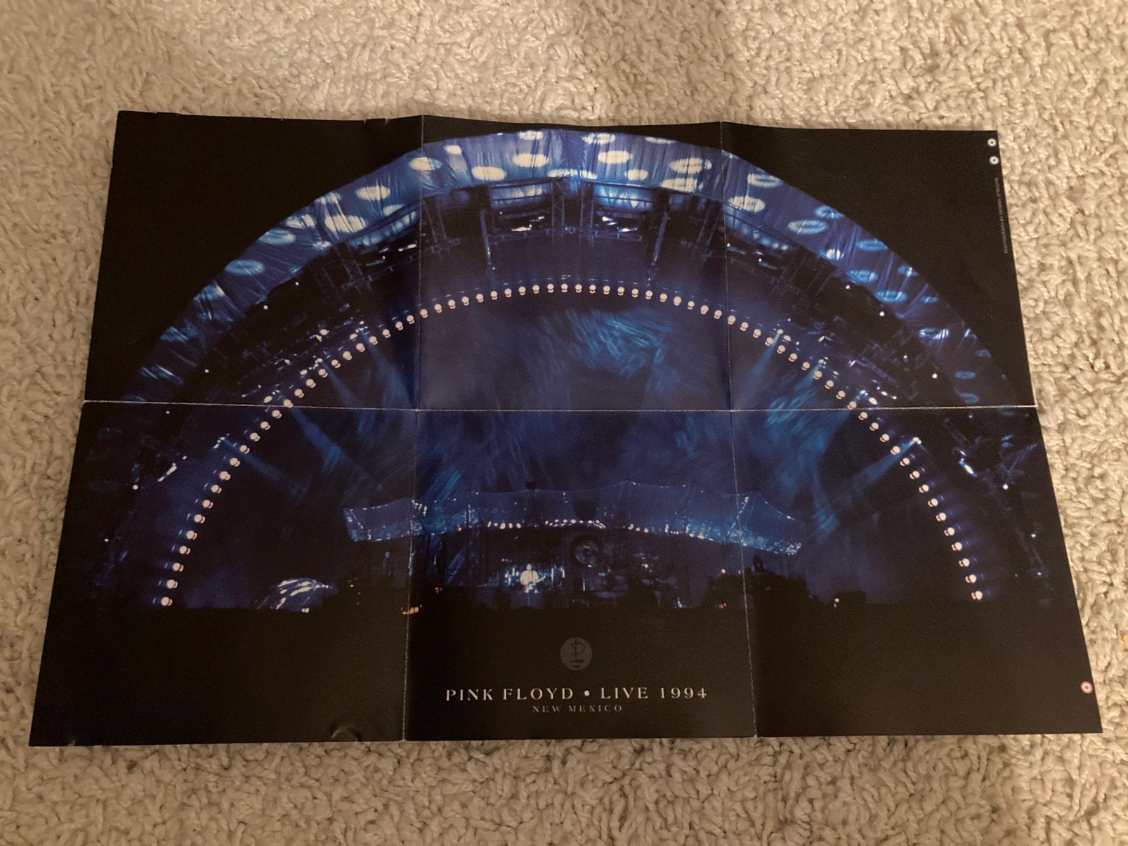 PINK FLOYD poster Live 1994 Mexico, Ophalen of Verzenden