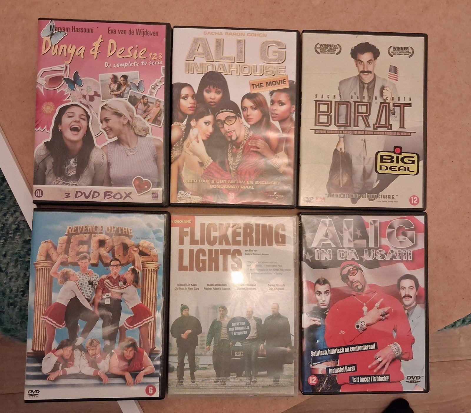 Gratis dvd,s 6 stuks, Ophalen, Gebruikt