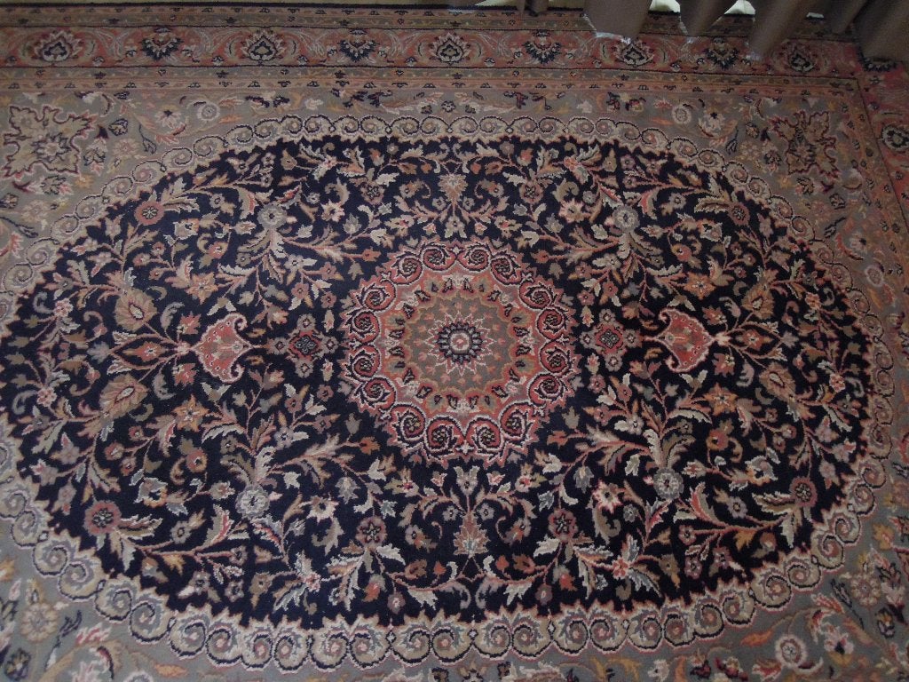 Perzisch tapijt, Huis en Inrichting, Ophalen, Perzisch met medaillon in het midden, Gebruikt, 150 tot 200 cm
