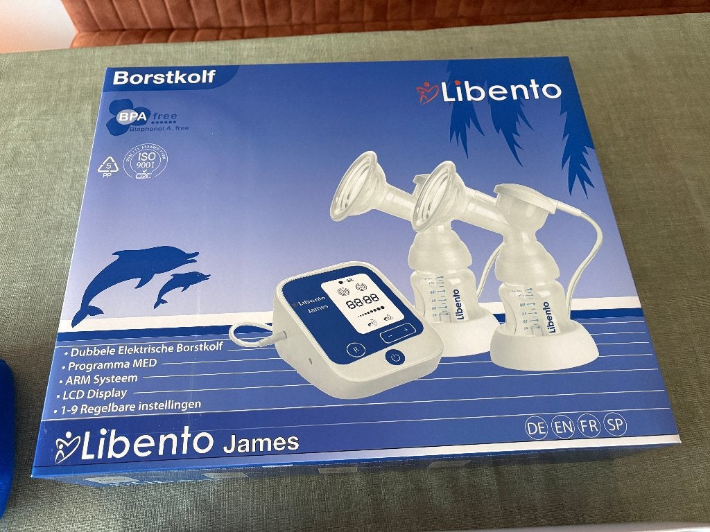 Libento elektrische borstkolf James duo | NIEUWSTAAT, Ophalen, Overige merken, Dubbelzijdig, Borstkolf