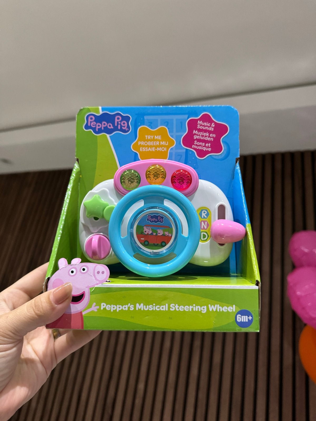 Peppa Pig Musical Stuurwiel - Interactief Speelgoed, Ophalen of Verzenden, Nieuw, Overige typen, Met licht