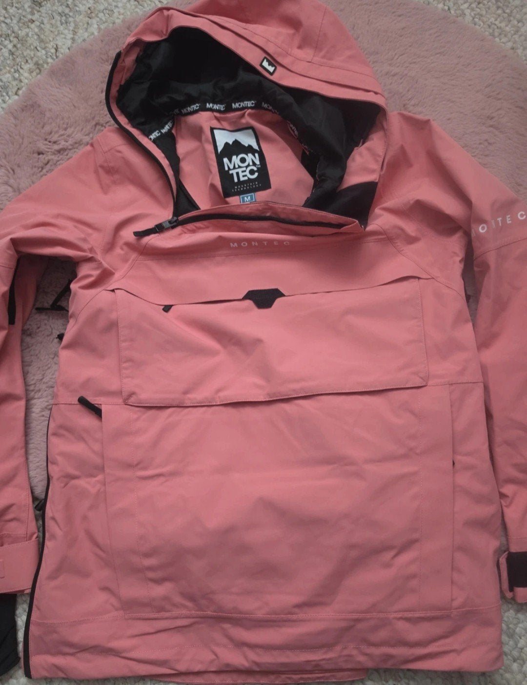 Montec roze ski of snowboard-jas en Move ski-broek - Maat M, Maat 38/40 (M), Ophalen of Verzenden, Zo goed als nieuw, Montec & Move