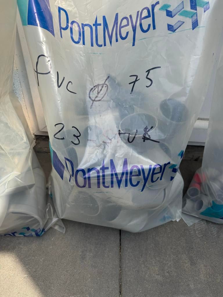 Diverse PVC hulpstukken en buizen, Ophalen of Verzenden, Nieuw