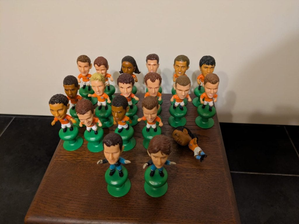 WK voetbalpoppetjes Super de Boer 2006 & 2008, Verzamelen, Supermarktacties, Super de Boer, Ophalen of Verzenden