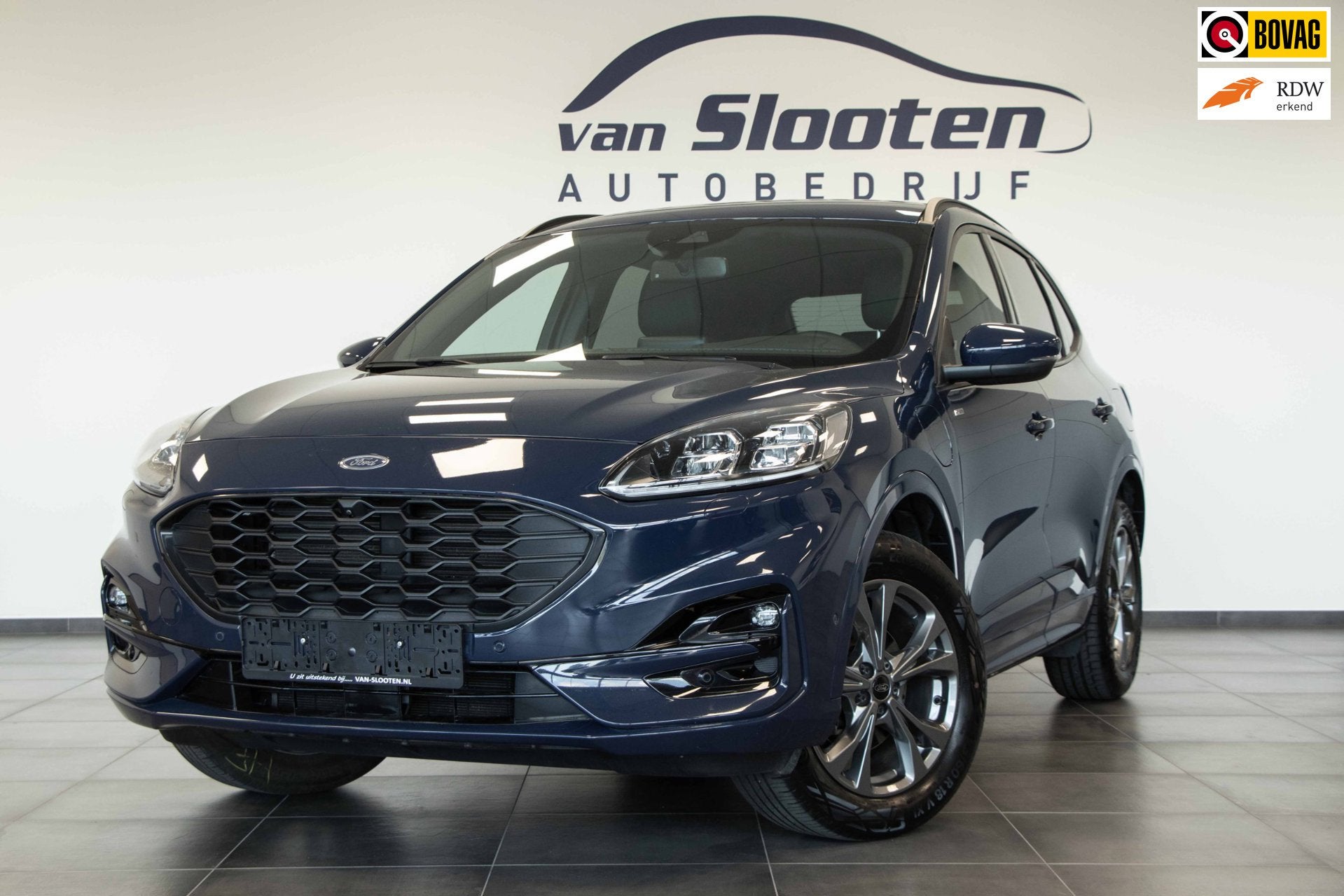 Ford Kuga 2.5 PlugIn Hybrid ST-Line X |Voorruit verwarming |, Auto's, Gebruikt, Zwart, Blauw, Bedrijf