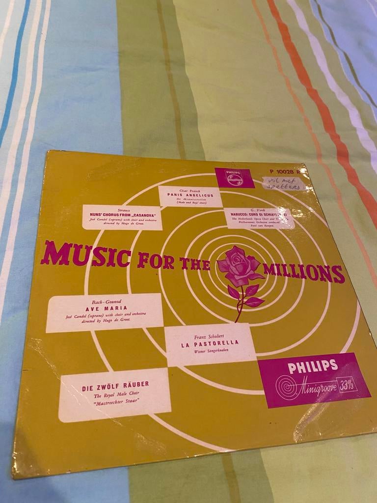 Philips Minigroove 33 1/3 - Music for the Millions, Ophalen of Verzenden, Zo goed als nieuw