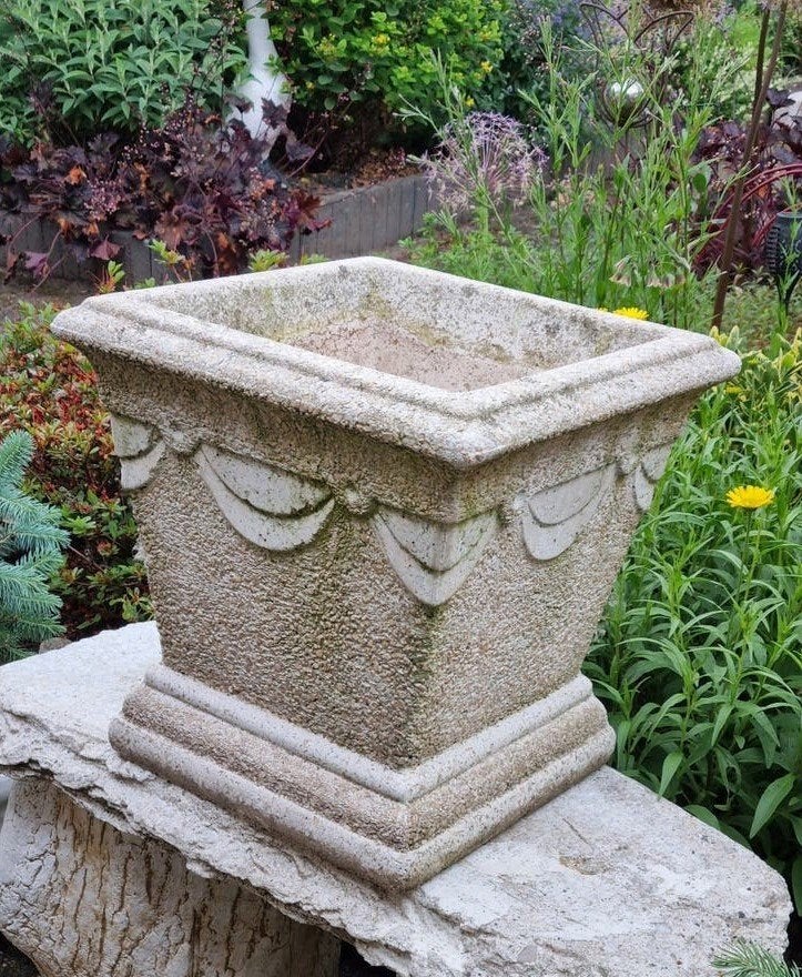Royale Plantenbak  40 cm  korrelbeton, Ophalen, Steen, Gebruikt, Minder dan 60 cm