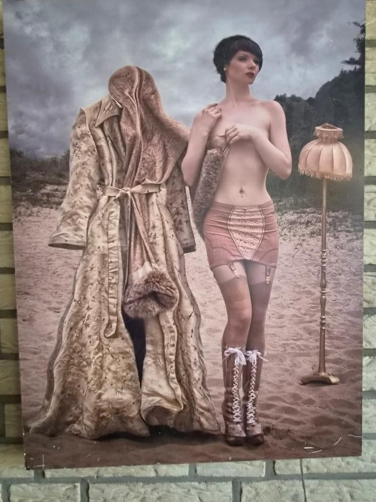Art foto op metaal, Ophalen