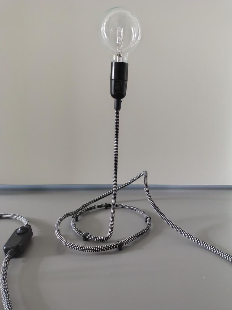 Design house of Stockholm cord lamp, Huis en Inrichting, Lampen | Tafellampen, Ophalen of Verzenden, Minder dan 50 cm