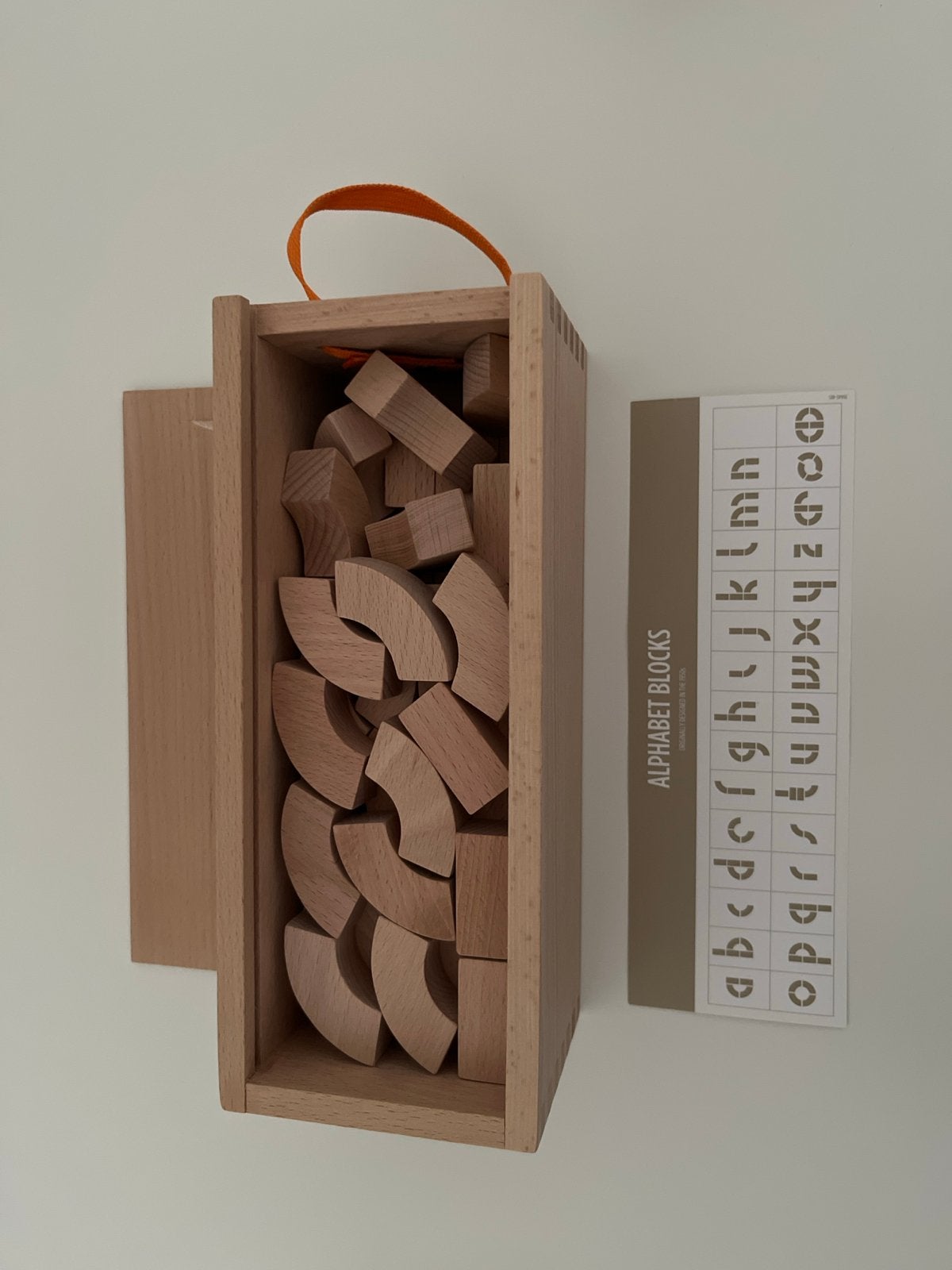 Kay Bojesen Houten Alfabet Blokken voor Kinderen, Ophalen, Zo goed als nieuw, Taal en Lezen