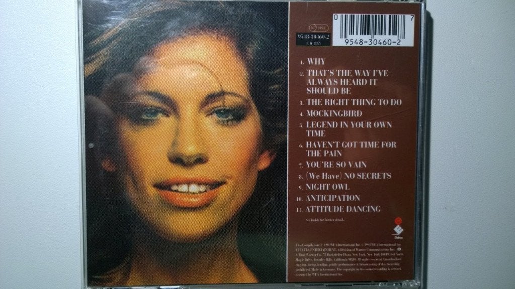 Carly Simon - The Best Of Carly Simon (Volume One), Ophalen of Verzenden, Zo goed als nieuw