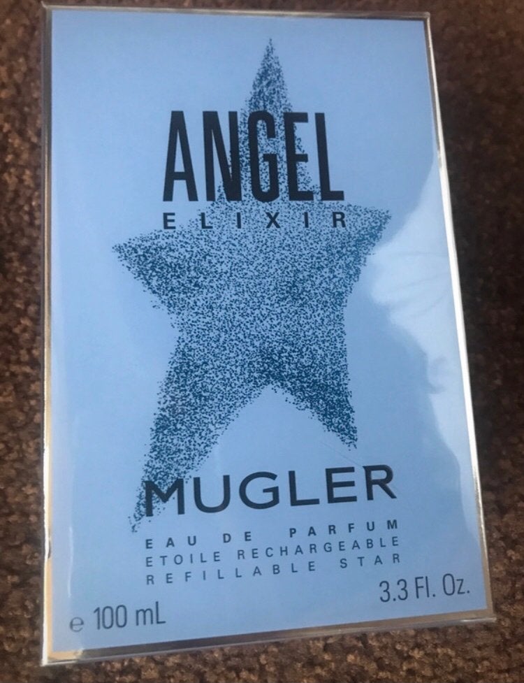 Mugler Angel Elixir 100ml eau de parfum refillable star, Ophalen of Verzenden, Nieuw