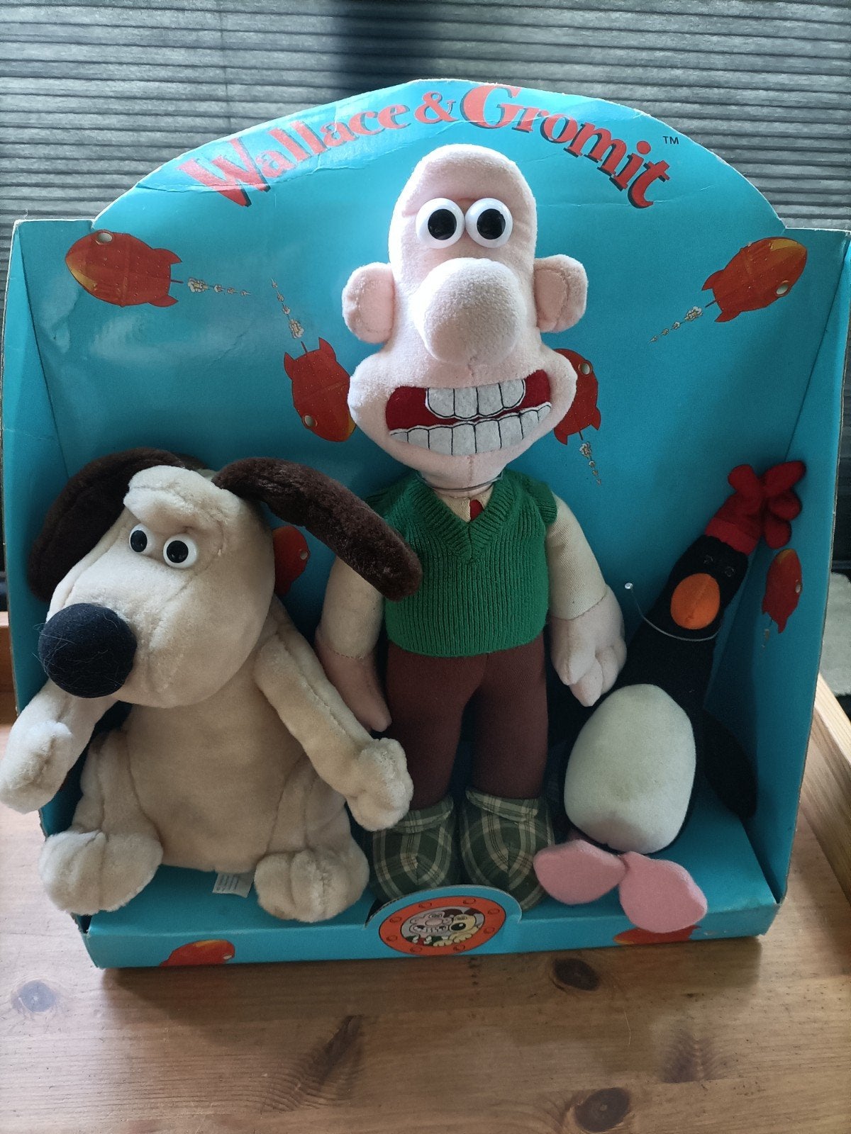 Wallace & Gromit Knuffel Set in Doos, Met doos, Overige merken, Overige karakters, Overige typen