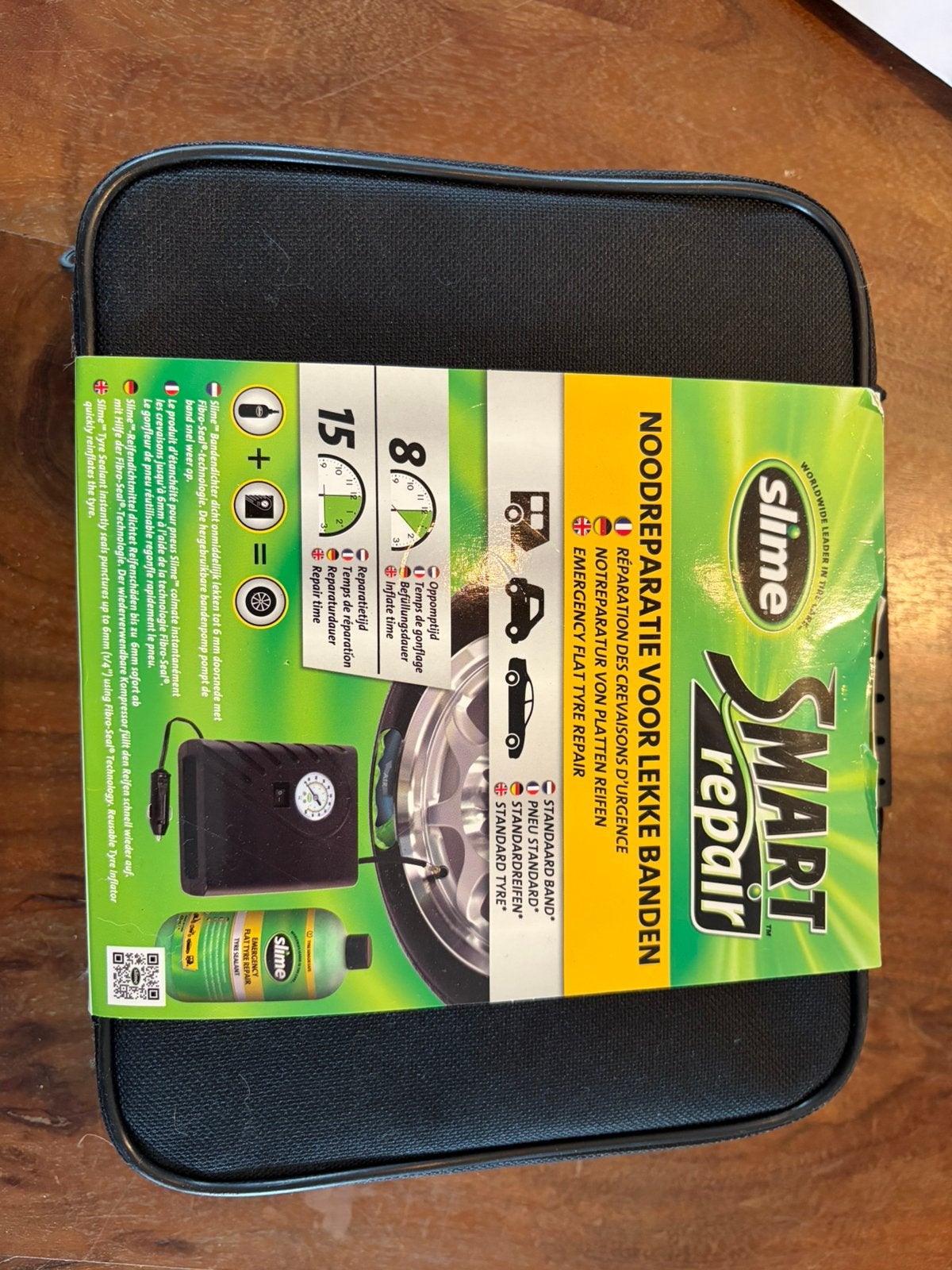 Slime bandenreparatieset - Smart Repair Plus -Lekke autoband, Ophalen of Verzenden, Zo goed als nieuw