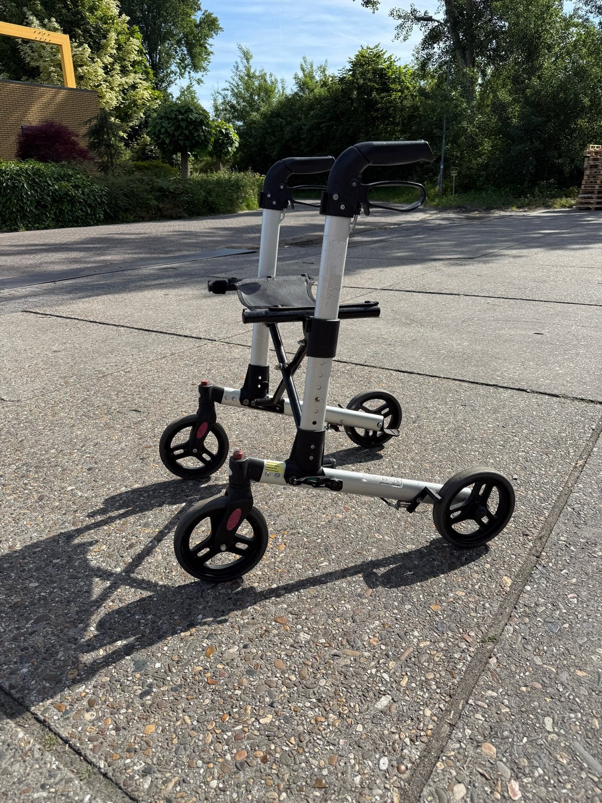 Inklapbare rollator alu, Ophalen, Opvouwbaar, Gebruikt