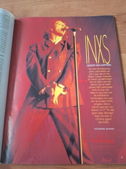 Magazine 1993 Inxs Cindy Crawford Heleen Crielaard, Verzenden, 1980 tot heden, Nederland, Tijdschrift