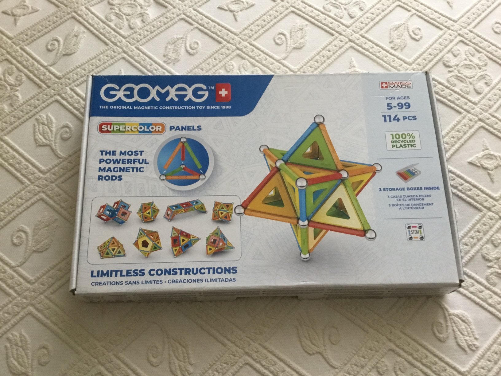 Geomag Supercolor Panels 114 stuks - Zo goed als nieuw, Ophalen, Zo goed als nieuw, Overige merken